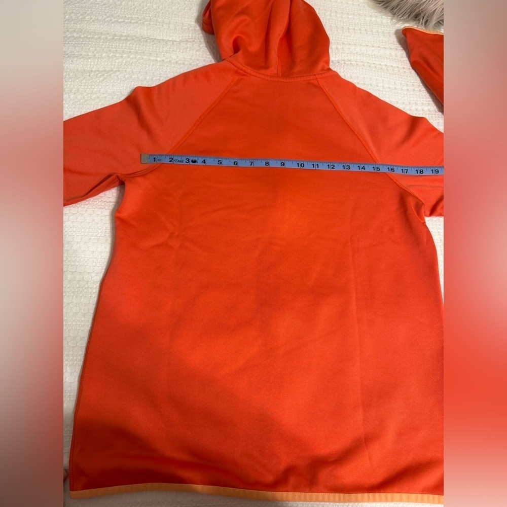 Nike Bright Orange Full-Zip Hoodie - Picture 8 of 11